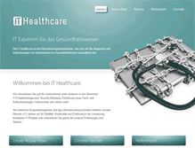 Tablet Screenshot of it-healthcare.de